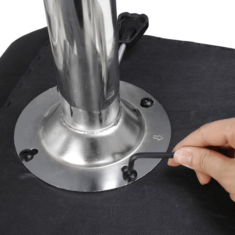 Set Of Adjustable Swivel Bar Stools With Backrest PU Leather Black 6