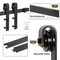 Sliding Barn Door Hardware Kit With Modern Sliding Track Stylish Closet Door System 1