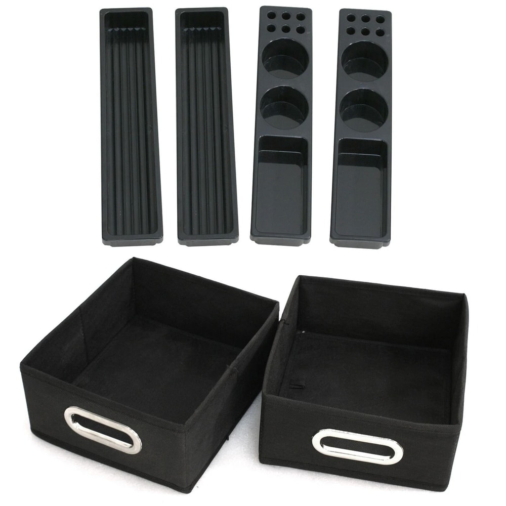 Tempered Adjustable Drafting Table With Rolling Wheels And Storage Drawers Glass Workstation Desk 10