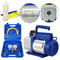 Air Vacuum Pump AC Manifold Gauge Set Single Stage Rotary Vane For Auto Repair Maintenance 3