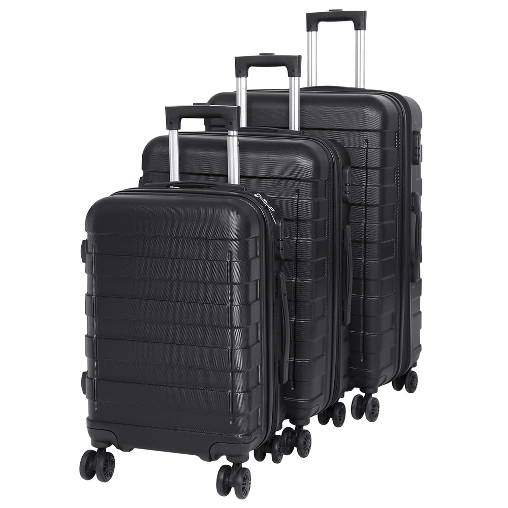 Premium Expandable Luggage Set Lightweight Spinner Travel Suitcases 1