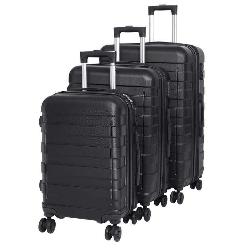 Premium Expandable Luggage Set Lightweight Spinner Travel Suitcases 1