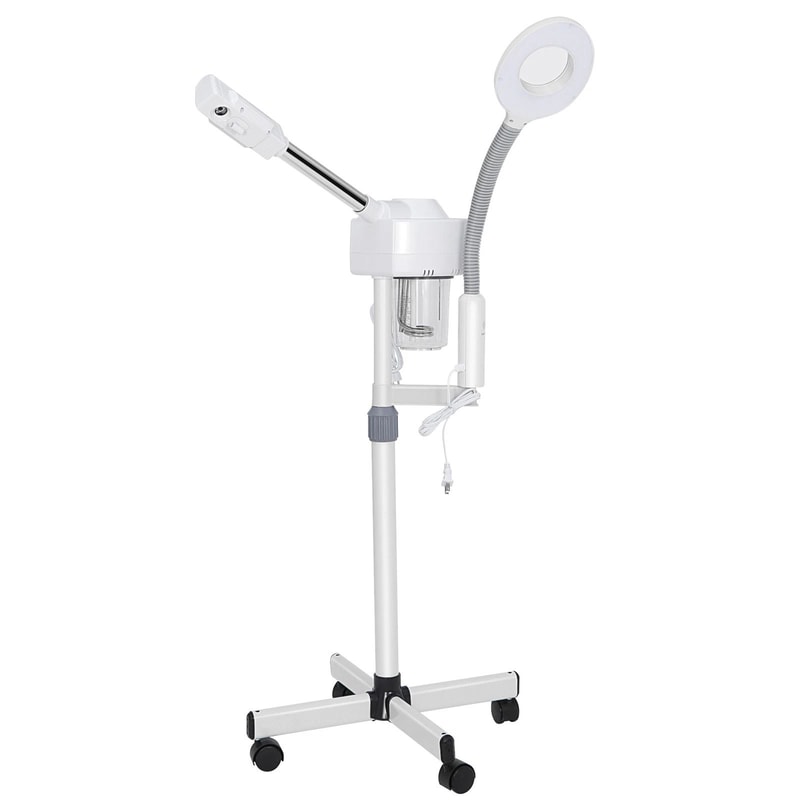 2in1 Professional Ionic Ozone Facial Steamer With Magnifying Lamp 7