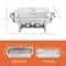 Premium Stainless Steel Chafing Dish Buffet Set With Water Pan Fuel Holder 13