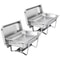 Premium Stainless Steel Chafing Dish Buffet Set With Water Pan Fuel Holder 2