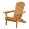 Foldable Fir Wood Adirondack Chair Comfortable Outdoor Patio Furniture Lounge Seat 6