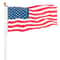 Sectional Aluminum Flagpole With US American Flag Kit Durable Easy To Install Flagpole For Outdoor 1
