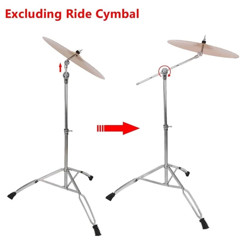 Boom Cymbal Stand Holder Adapter For Drummers Percussion Arm With Adjustable Features For Perfect P 4