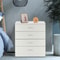 Modern Bedroom Storage Cabinet With 4 Drawers Stylish Nightstand Dresser For Organizing 5