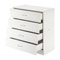 Modern Bedroom Storage Cabinet With 4 Drawers Stylish Nightstand Dresser For Organizing 6