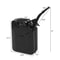 20L Military Grade Steel Gasoline Can 5 Gallon Emergency Backup Fuel Tank Durable Black Steel Tank 6
