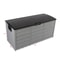 Garden Storage Box 75 Gallon Outdoor Tool Case With Cushion Organizer And Wheels Black Durable Easy 4