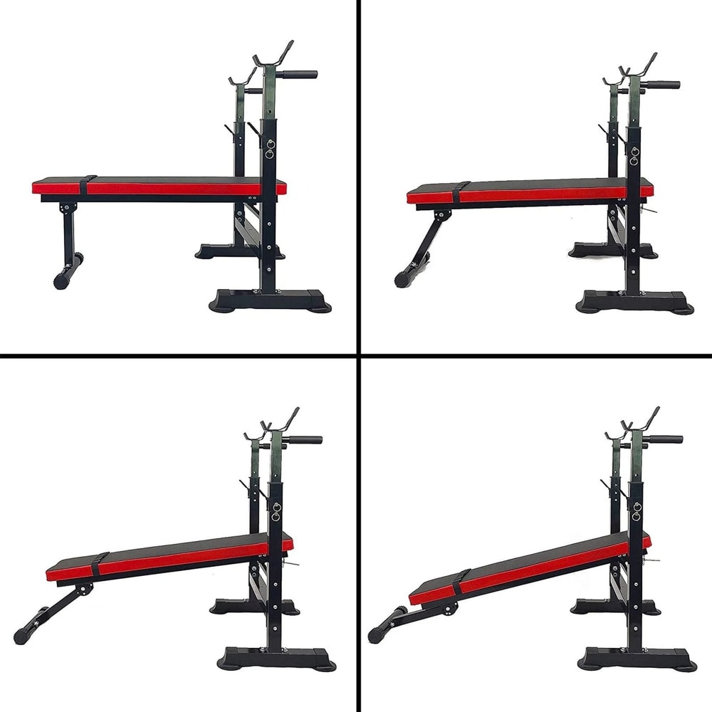 Balance From Multifunctional Adjustable Workout Station With Squat Rack For Home Gym 2