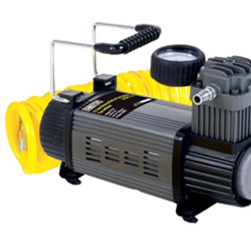 Master Mechanic Portable Tire Inflator With PSI Carry Bag Quick Reliable Air Pump For Tires 2