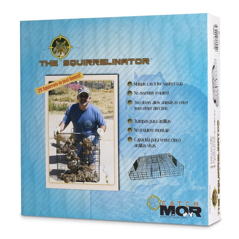 Rugged Ranch Squirrelinator Trap Live Animal Cage With 2 Doors For Safe Animal Capture 6