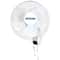 Hurricane Classic Wall Mounted Fan 3 Speed Oscillating White Quiet Cooling Solution 7