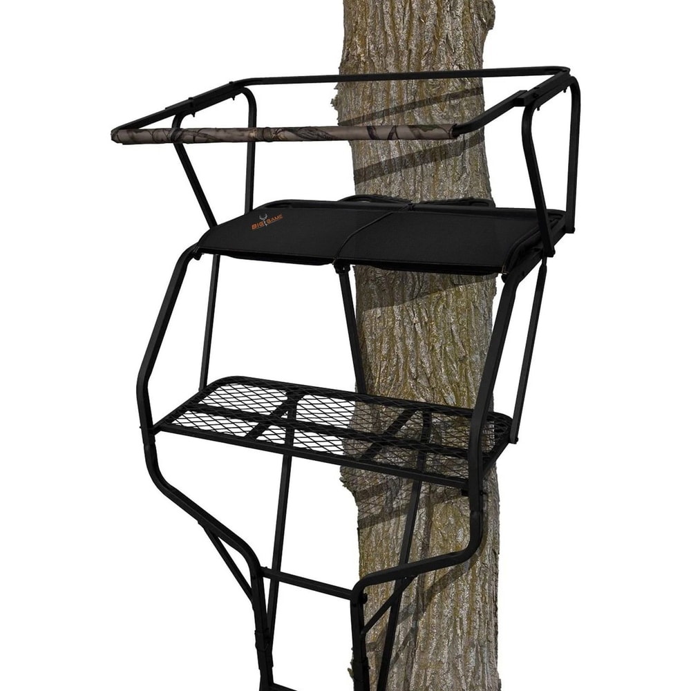 Big Game Guardian 2 Person Ladder Tree Stand Durable Hunting Climbing Stand 7