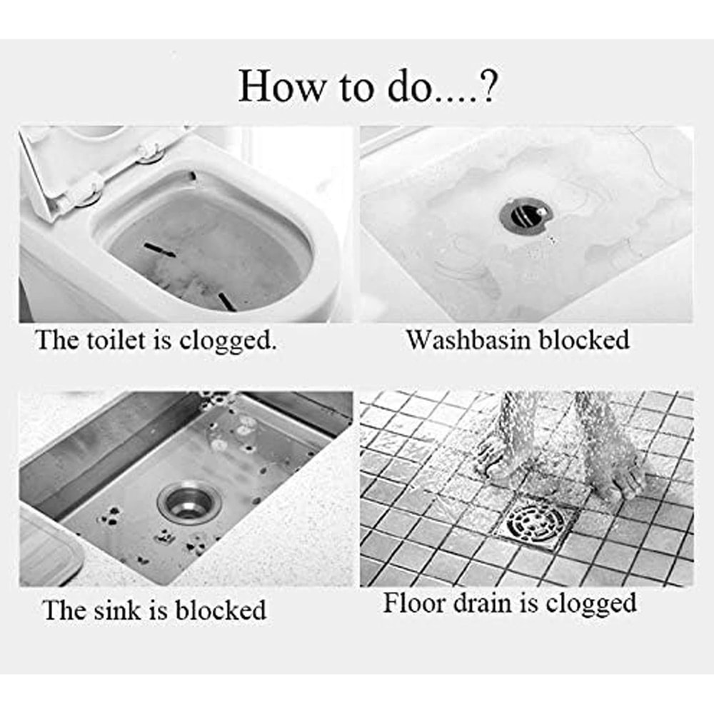 Bathroom Manual High Pressure Air Toilet Plunger Powerful Drain Unclogger 3