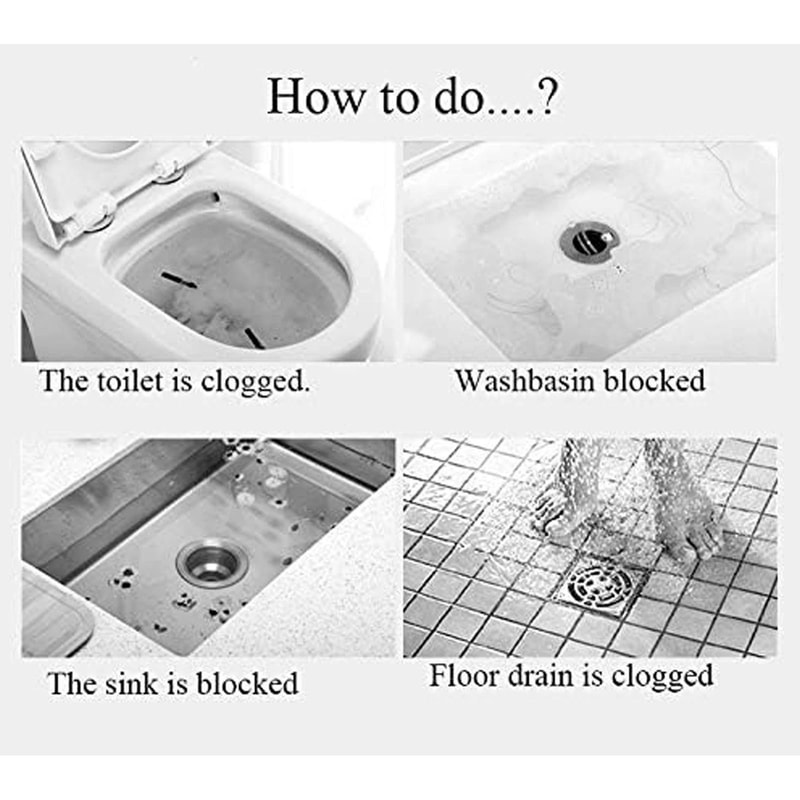 Bathroom Manual High Pressure Air Toilet Plunger Powerful Drain Unclogger 3