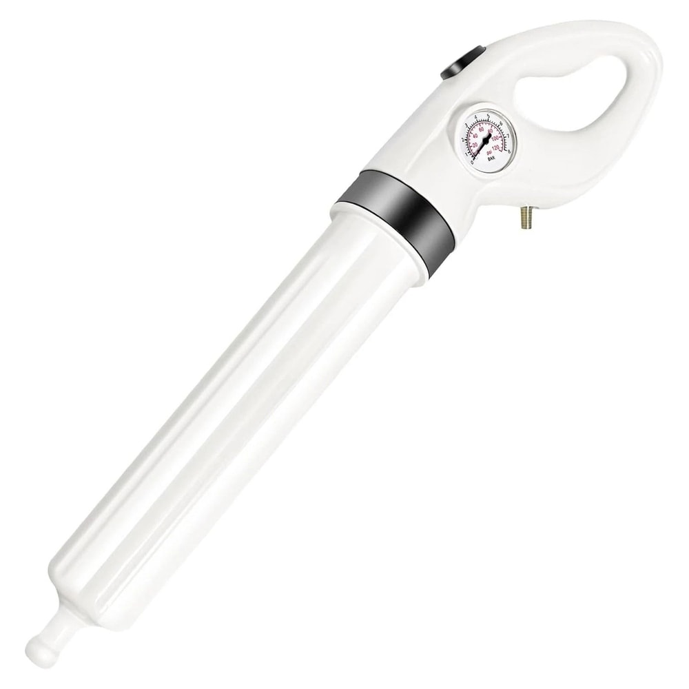 Bathroom Manual High Pressure Air Toilet Plunger Powerful Drain Unclogger 0