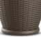 Suncast Willow Decorative Wicker Patio Planter Pot 3
