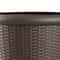 Suncast Willow Decorative Wicker Patio Planter Pot 4