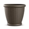 Suncast Willow Decorative Wicker Patio Planter Pot 5