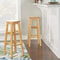 PJ Wood Classic Round Seat Tall Kitchen Counter Stools 1
