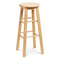 PJ Wood Classic Round Seat Tall Kitchen Counter Stools 5