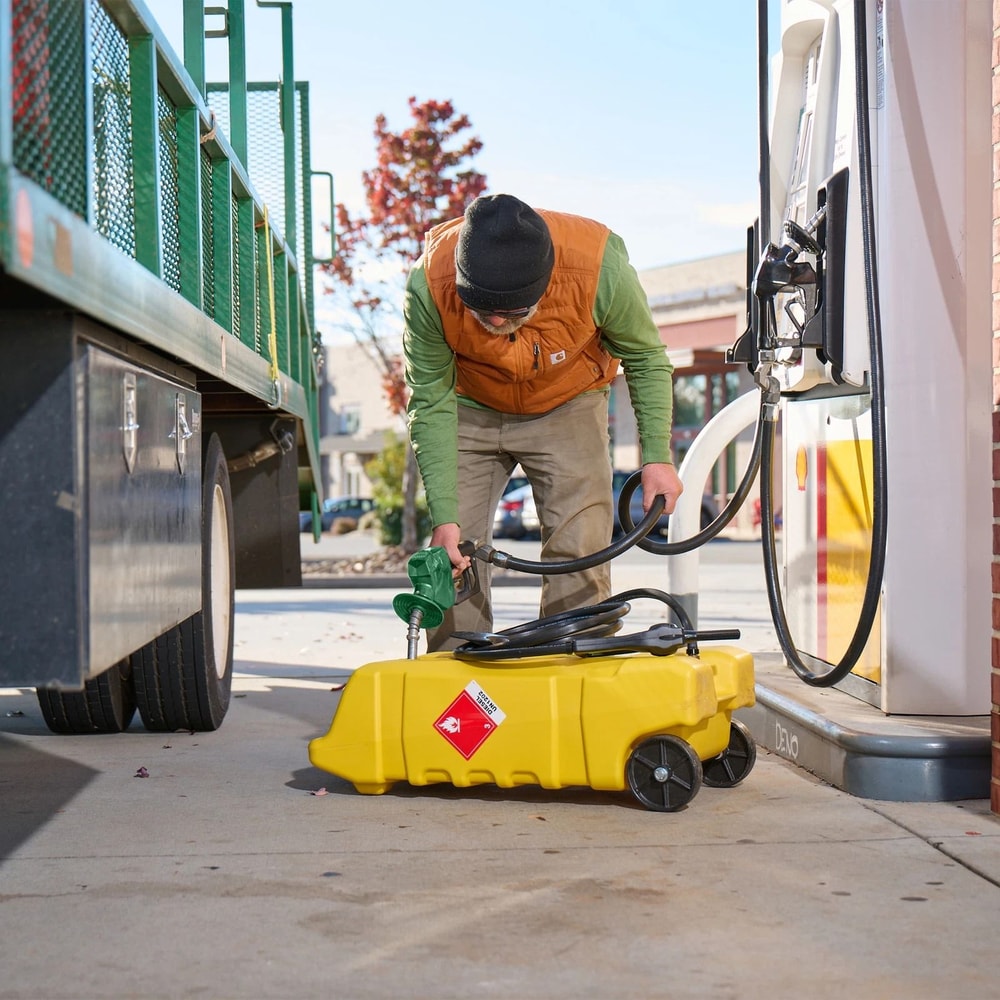 Scepter Flo N Go Duramax Diesel Fuel Tank With Pump Yellow 2