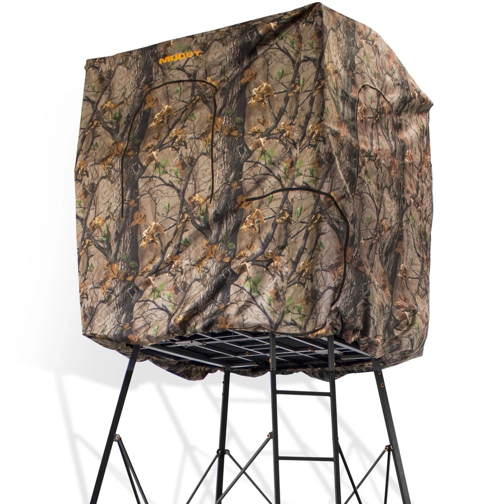 Muddy Steel Tall Quad Pod Hunting Blind Cover Camouflage Durable And Concealed For Outdoor Hunting 8