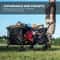 Gorilla Carts Collapsible Outdoor Utility Wagon Oversized Bed Black 5