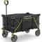 Gorilla Carts Collapsible Outdoor Utility Wagon Oversized Bed Black 0