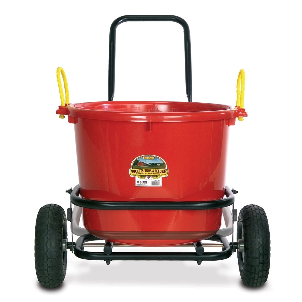 Miller Manufacturing Heavy Duty Multipurpose Muck Cart For Quart Tubs Ideal For Lawn Garden Use 1