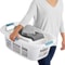 Rubbermaid Bushel Hip Hugger Portable Plastic Laundry Basket White Spacious Durable Storage Soluti 6