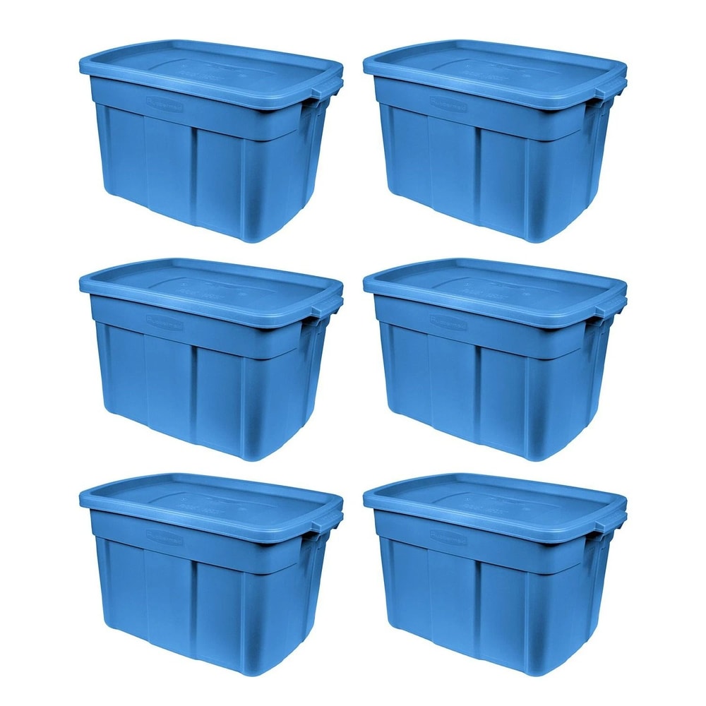 Rubbermaid Storage Container Set Stackable Plastic Bins 9
