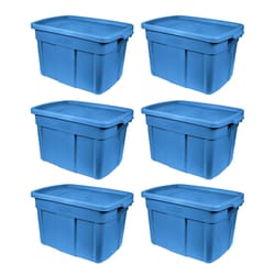 rubbermaid storage container set stackable plastic bins