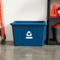 Gracious Living Gallon Plastic Recycling Bin Medium Curbside Home Trash Bin For Easy Waste Manageme 0