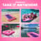 Swimline Classic Edition Inflatable Pool Lounge Suntan Tub Floating Pool Hybrid Lounge Pink 2