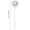 Magical Kinetic Windmill Spinner Garden Sculpture Metal Wind Powered Art For Outdoor Decor 2