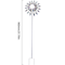 Magical Kinetic Windmill Spinner Garden Sculpture Metal Wind Powered Art For Outdoor Decor 2