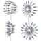 Magical Kinetic Windmill Spinner Garden Sculpture Metal Wind Powered Art For Outdoor Decor 4