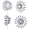 Magical Kinetic Windmill Spinner Garden Sculpture Metal Wind Powered Art For Outdoor Decor 4