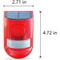 Solar Alarm LED Light Wireless Motion Sensor With Solar Strobe Light For Outdoor Security 1