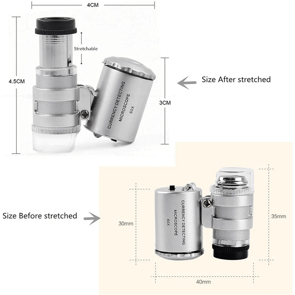 Magnifying Loupe With LED Light For Jewelers Watchmakers Portable Jewelry Magnifier 1