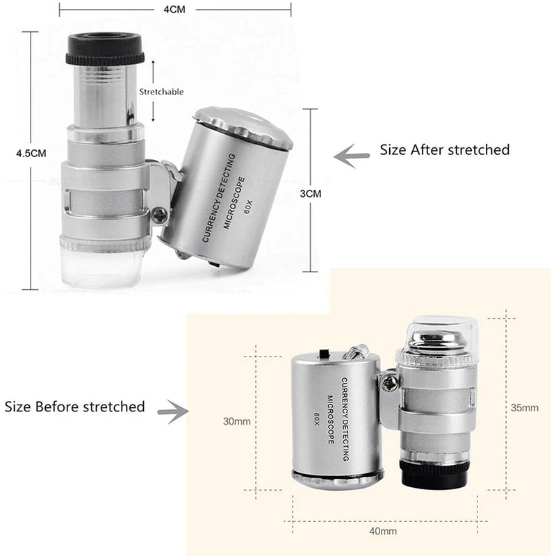 Magnifying Loupe With LED Light For Jewelers Watchmakers Portable Jewelry Magnifier 1