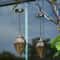 Solar Powered LED Hanging Lantern Light Metal Garden Yard Decor Lamp Rechargeable And Energy Effici 4