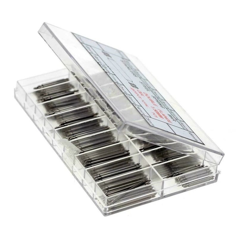 Watchmaker Repair Kit Spring Bars Strap Link Pins Steel Tools For Watch Band Restoration 2