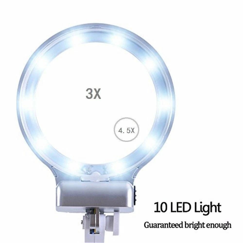 Third Hand Soldering Iron Stand Holder With Magnifier Helping Station Tool For Precision Work 5