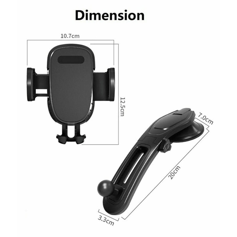 Car Windshield Mount Holder For IPhone Samsung GPS Devices 2